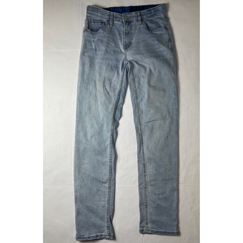 Levi's Mens 502 0002 Light Wash Regular Taper Fit Denim Jeans‎ 28x30 16RTagged